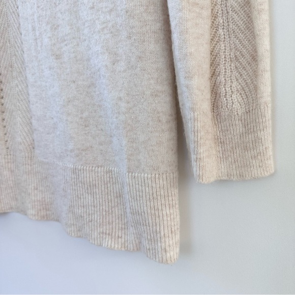 Marine Layer Oatmeal Mae Cardigan Wool Cashmere Blend - Picture 14 of 15